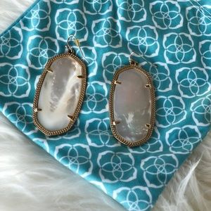 Kendra Scott Elle Earrings mother of pearl & gold